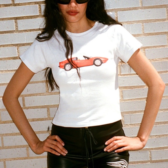 Realisation Par Tops - NWT Realisation Par Topless! Bady Tee - White